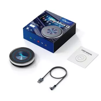 OTTOAIBOX i3 Android 13 AI Box Беспроводная ТВ-приставка Поддержка Youtube Netflix Google Только для BMW Автомобильные аксессуары