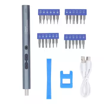 Отвертка электрическая, 3,7 в, 28 в 1, с зарядкой от USB
