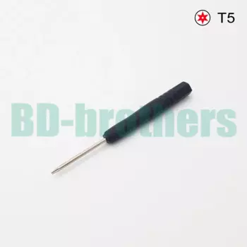Отвертка T5 Torx 83 мм, черные отвертки, открывающий инструмент для жесткого диска, печатной платы, ремонта открытия телефона 2000 шт./лот
