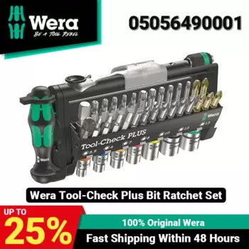 Wera Tool-Check Plus шлицевая отвертка с храповым механизмом