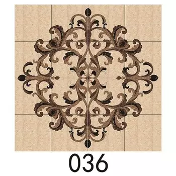 OUJING Мраморные водоструйные паркетные настенные наклейки ПВХ 15 шт.