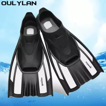 Oulylan Нескользящие Профессиональные Гибкие комфортные ласты для плавания и дайвинга резиновые ласты для плавания и Сноркелинга плавательные ласты для водных видов спорта пляжная обувь