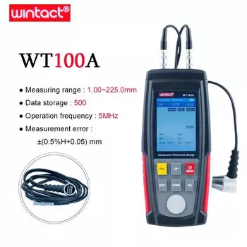 OUTEST Цифровой ультразвуковой толщиномер WT130A/WT100A