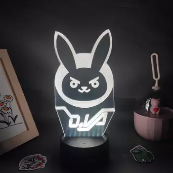 OW Dva RGB Ночник Mangamall