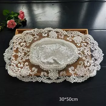 Овальная бархатная скатерть yoohxin