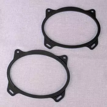 Овальный пластиковый адаптер для заднего динамика, 2 шт., 6 Х9 дюймов, подходит для Toyota Camry Corolla Solara Yaris Liftback Sedan 2007-2009