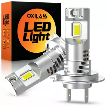 OXILAM 2 шт. Автомобильная фара светодиодный H7 12 В 55 Вт 5530 лм 6500 CSP для автомобильной фары K безвентиляторные H7 лампы диодные лампы мини 1:1