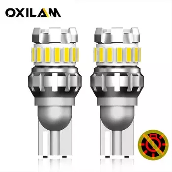 OXILAM 2 шт. Canbus W16W T15, высокая мощность, фонари с подсветкой, 6500K, 921 лм, 12 В, T15, W16W, супер яркие 912, фонари для автомобиля
