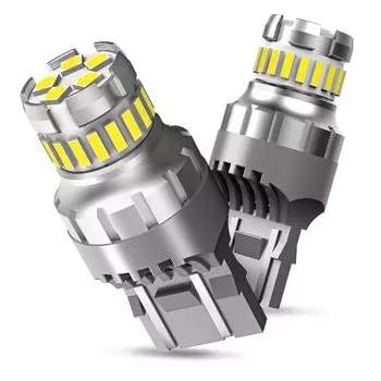 OXILAM 2 шт. W21W 7443 7440 W21/5W светодиодный светильник Canbus 6500K белый анти-гипервспышка автомобильный Автомобильный светильник лампа торможения задние лампы 12В