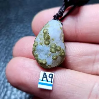 Ожерелье из агата с водной травой pinhan