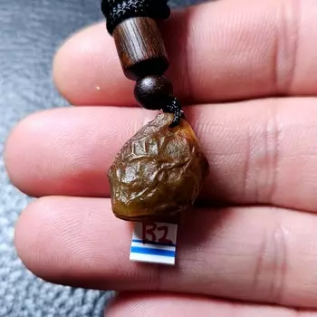 Ожерелье из черного золота с агатом Pinhan