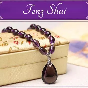 Ожерелье с аметистом Piedras