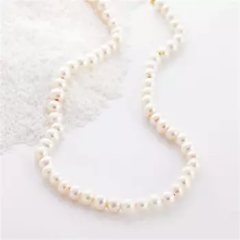 Ожерелье Жемчужное из серебра 925 пробы с жемчугом