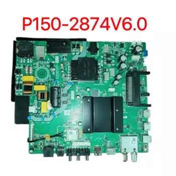 P150-2874V6.0 4K WiFi сетевая материнская плата для телевизора 4 ядра 1,5G + 8G 180v -- 200v 480ma работает хорошо
