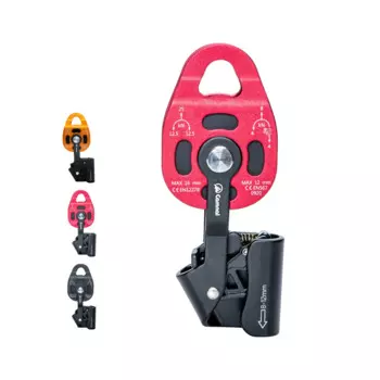 P263 Устройство для подъема тяжелых предметов для скалолазания на больших высотах, Подъемное устройство с подвижным шкивом