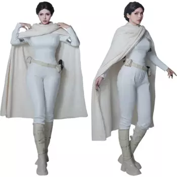 Padme Косплей Амидала Фэнтези плащ боевой костюм кино Космос боевой костюм наряды для девочек женщин Взрослый Хэллоуин Карнавальный Костюм