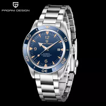 PAGANI DESIGN 2024 Новые Мужские автоматические механические часы, Япония NH35, водонепроницаемые часы из нержавеющей стали