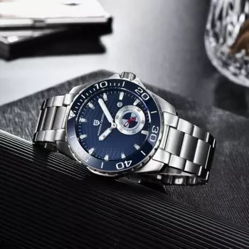 PAGANI Дизайн полностью автоматические механические точные стальные водонепроницаемые модные светящиеся мужские часы PD-1636