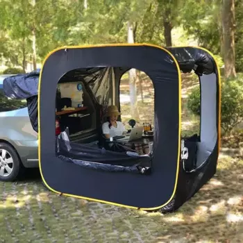 Палатка для автомобиля, универсальная автоматическая выдвижная задняя палатка для внедорожников, многофункциональный портативный тент, для самостоятельного вождения, путешествий, кемпинга, рыбалки