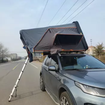 Палатка для кемпинга на открытом воздухе, жесткая крыша из АБС-пластика, с боковым открытием, на 1-2 человек