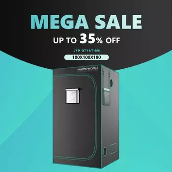 Палатка для выращивания растений MarsHydro 1680D 100x100x180 см