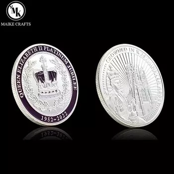 Памятная монета королевы Елизаветы II