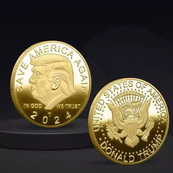 Памятная монета Трампа 2024 года