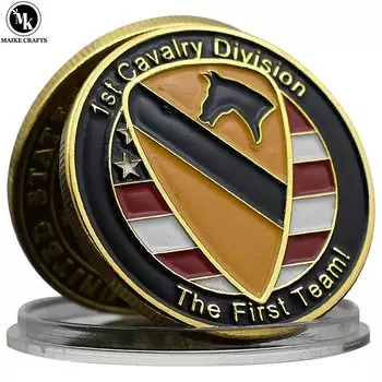 Памятная монета US Army 1st Cavalry Division