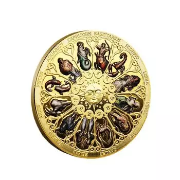 Памятная монета XMSJ 12 созвездий