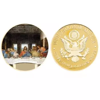 Памятные монеты Да Винчи olevo