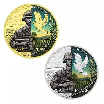 Памятные монеты olevo "Война и мир" 2024