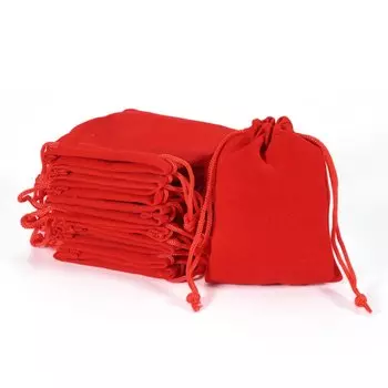 Pandahall бархатные подарочные пакеты 50 шт