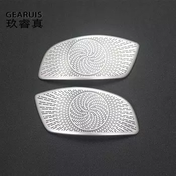 Панель на дверную ручку автомобиля для Audi A1 S1 8X 2011-2018, Громкая колонка, звуковая панель, стереозвук, крышка для динамика, наклейка, отделка, автомобильные аксессуары