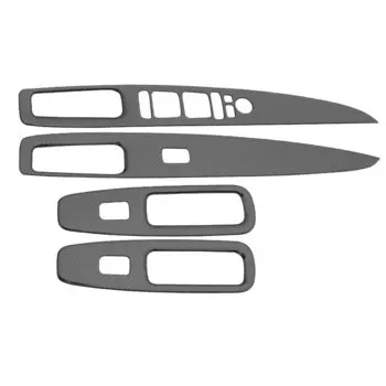 Панель переключателя окна автомобиля, регулируемая крышка, наклейки, полоса, гарнир для Hyundai Elantra Avante i30 Sedan 2021 2022 2023, левый руль