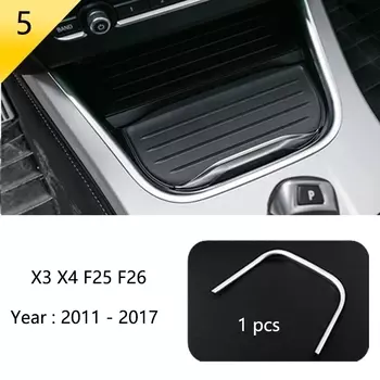 Панель переключения передач и кондиционирования воздуха, панель CD, рамка, Обложка, наклейка, авто аксессуары для BMW X3, X4, F25, F26, 2011-2017, внутренняя Автомобильная