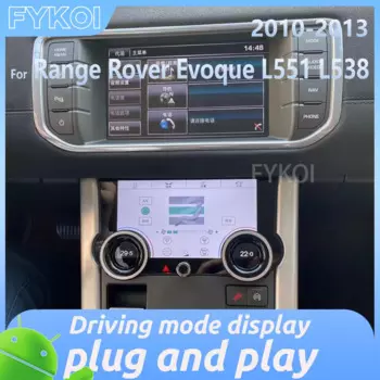 Панель переменного тока для Range Rover Evoque L551 L538 2012-2018, панель кондиционирования воздуха, регулятор температуры, регулировка угла наклона, HD