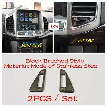 Панель положения шестерни/держатель чашки для воды/подъемник окна/крышка воздушного переменного тока, черная матовая накладка для Chevrolet Holden Captiva 2012-2018