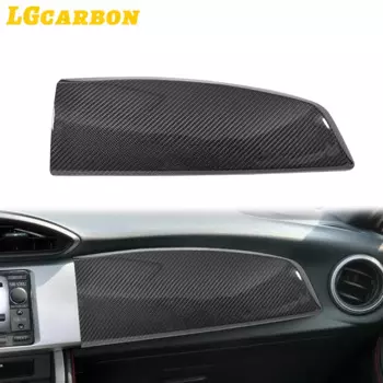 Панель приборной панели из углеродного волокна LGcarbon черного цвета, отделка центральной фоторамки, декоративная для Toyota 86 Subaru BRZ 2012-20
