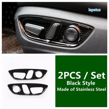 Панель регулировки БОКОВОГО СИДЕНЬЯ, кнопка переключателя, украшение, рамка, обшивка, подходит для Toyota Camry 2018-2023, автомобильные аксессуары