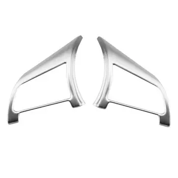 Панель рулевого колеса для Nissan Rogue, X-trail, Xtrail T32 2017-2022, Кнопочная крышка, блестки, отделка, наклейка, матовое серебро