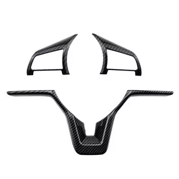 Панель рулевого колеса для Nissan Rogue X-trail Xtrail T32 2016-2020, панель автомобиля, кнопка, крышка, блестки, отделка, наклейка, углеродное волокно