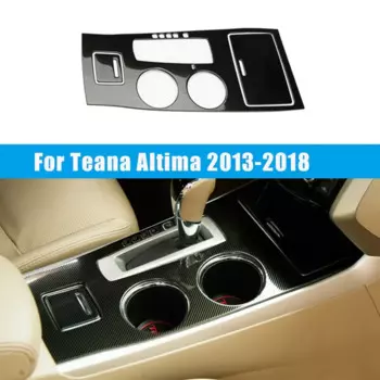 Панель управления центральной консолью из углеродного волокна для Nissan Teana Altima 2013-2018