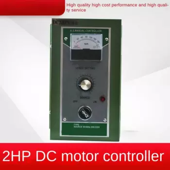 Панель управления двигателем постоянного тока DC2HP 1500 Вт, регулятор 220 В, переключатель двигателя постоянного тока кВт 10 А