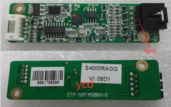 Панель управления с сенсорным экраном, 4 провода, RS232, карта управления ETP-SAT4500G-G S4000RAGG V1.08D1
