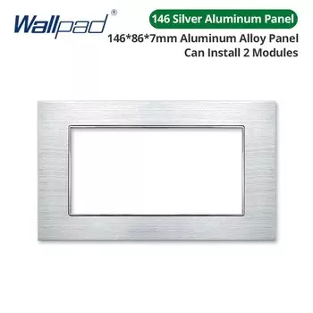 Панель Wallpad 146*86 мм из поликарбоната, алюминиевая панель, рамка панели для отелей, только рамка панели