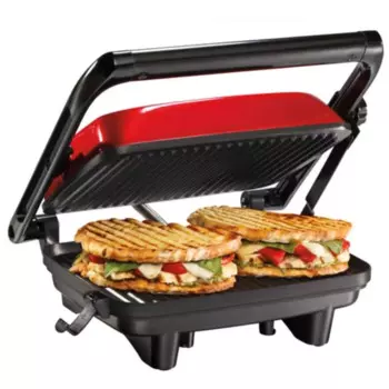 Panini Press машина для приготовления сэндвичей для гурманов, модель # 25462Z, бытовая техника, Бездымная машина для гриля