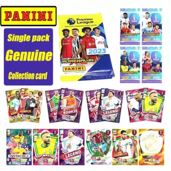 Panini в одной упаковке, оригинальная 2022 Звездная открытка из ФИФА 2023, Рождественский подарок на день рождения, игрушки, Редкая коллекционная открытка