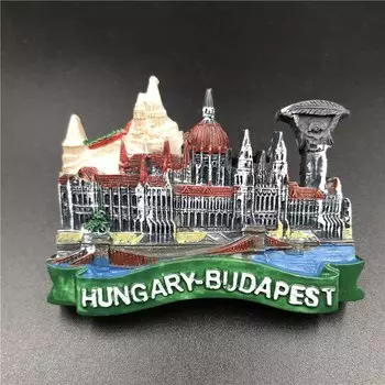 Панорамный магнит Будапешт из смолы