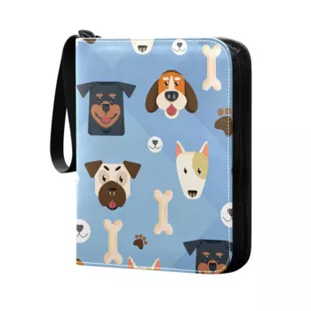 Папка для карт «Собачья лапа», 4 кармана, 400 дюйма