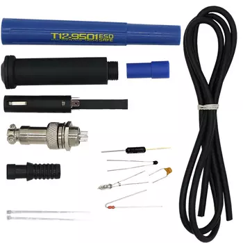 Ручка для пайки 4C/5C 9501, набор для самостоятельной сборки, для светодиодной паяльной станции T12 STC/STM32 O со светодиодсветодиодный цифровым контроллером, с шариком и ртутным переключателем